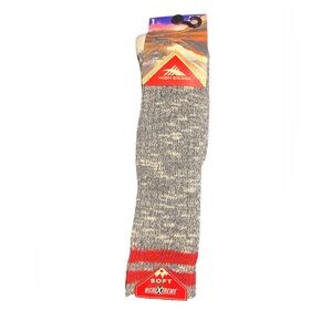 High Sierra Gray and Red Athletic Socks